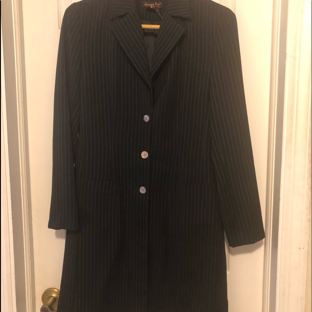 Shape FX by Newport News 2 Piece Long Jacket and matching pants